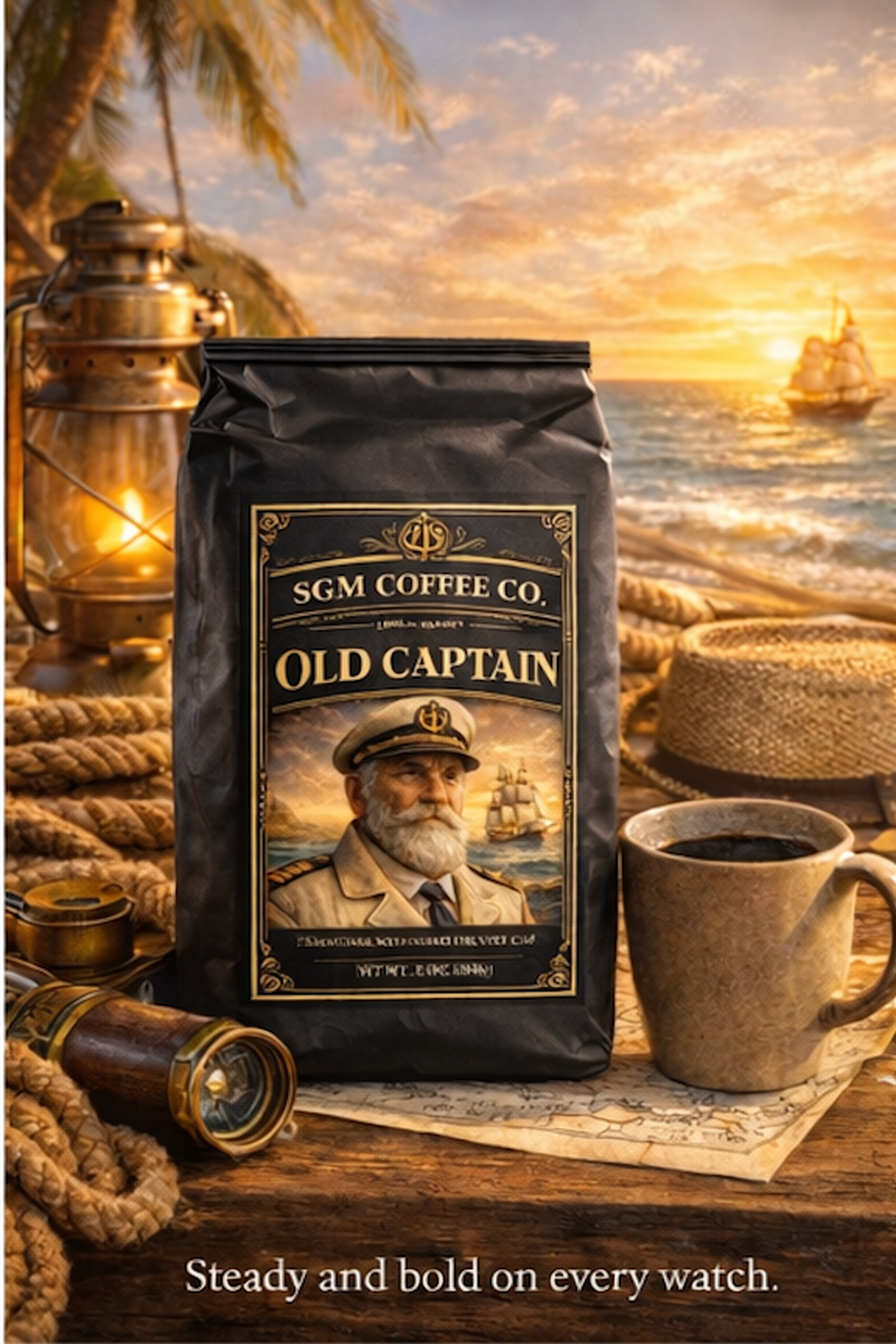 Old Captain — Medium-Dark Roast Coffee